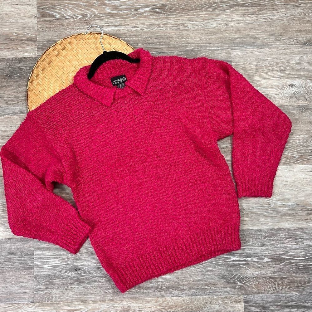 Vintage‎ 1980’s Barbie pink preppy collared sweater